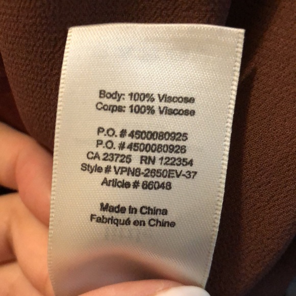 aritzia little moon blouse with front neck tie - brand new never worn - Picture 7 of 10